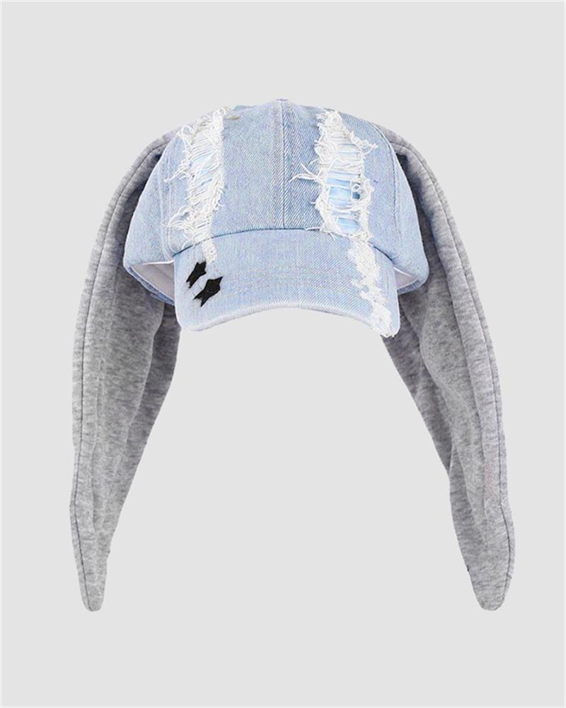 Newjeans Dance Baseball Rabbit Ear Cap