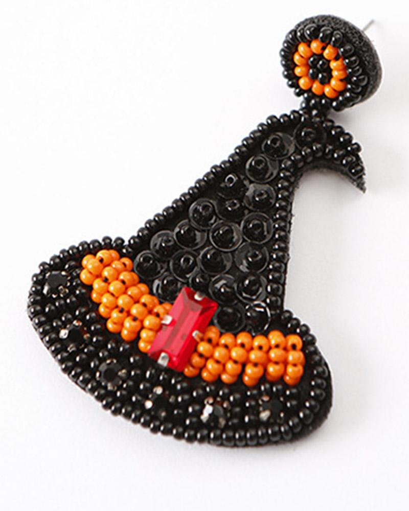 Halloween Pumpkin Witchcraft Earrings