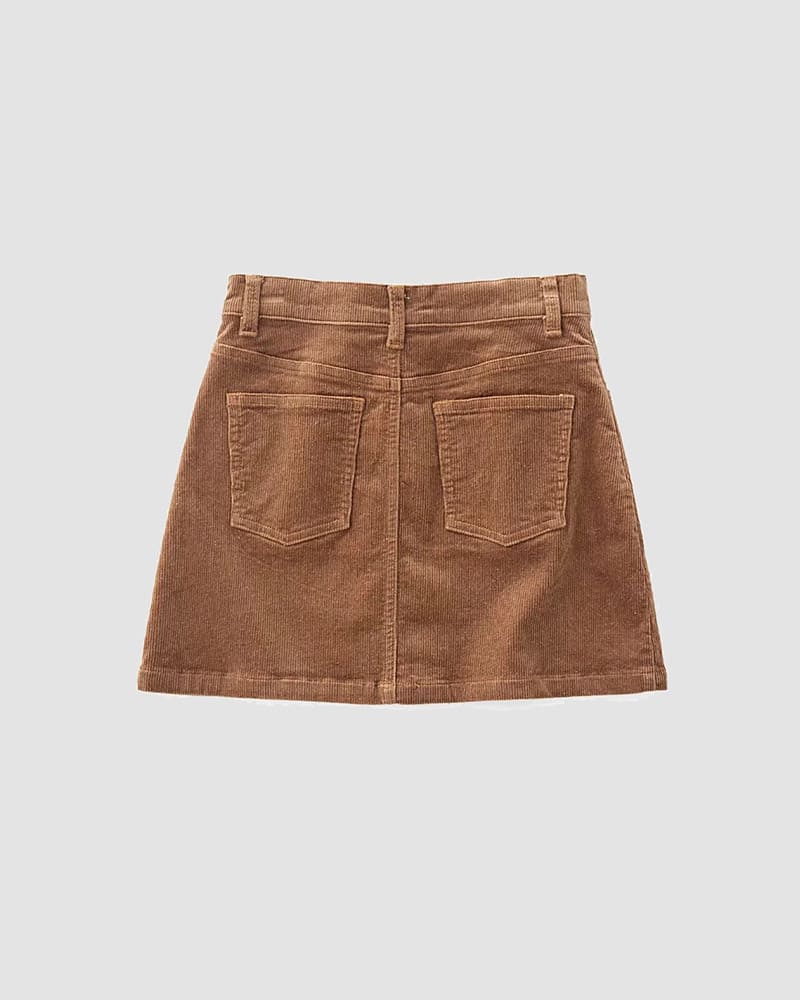 Out of the Woods Corduroy Skirt