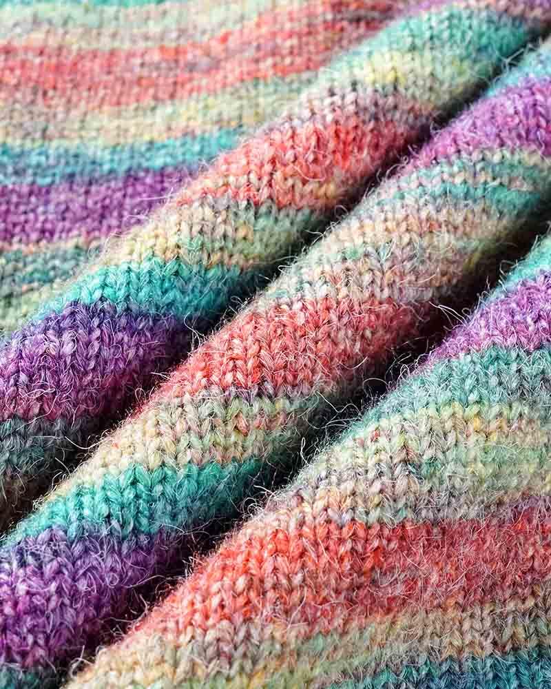 Rainbowscope Knit Flare Sweater