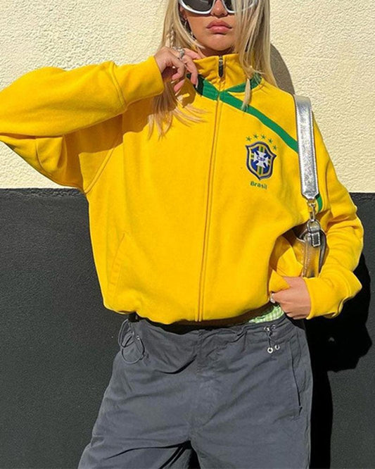 Brasil Sporty Zip Jacket