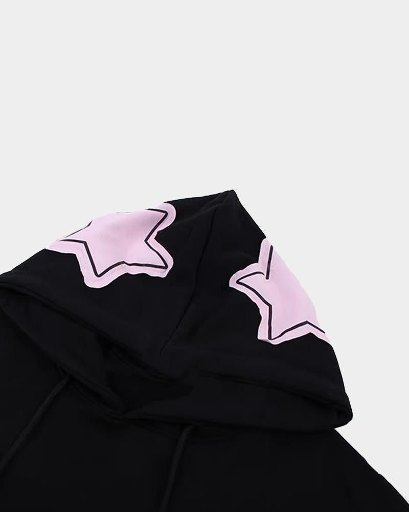 Angry Happy Hearts Oversized Hoodie