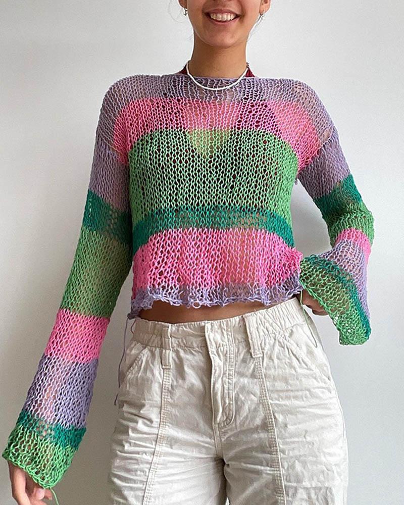 Coral Outpost Knitted Sweater