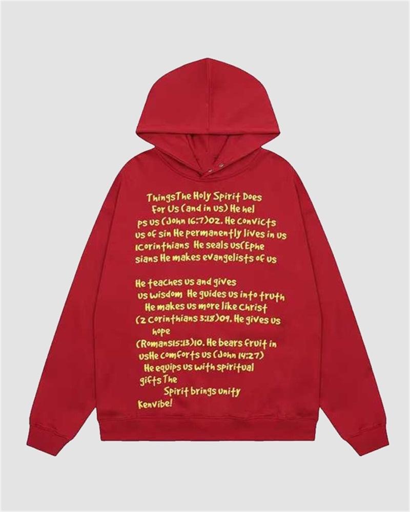 Retro Letter Print Hoodie