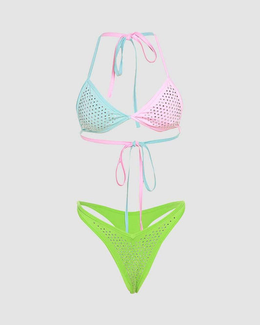 Theodosia Diamante Contrasting Bikini