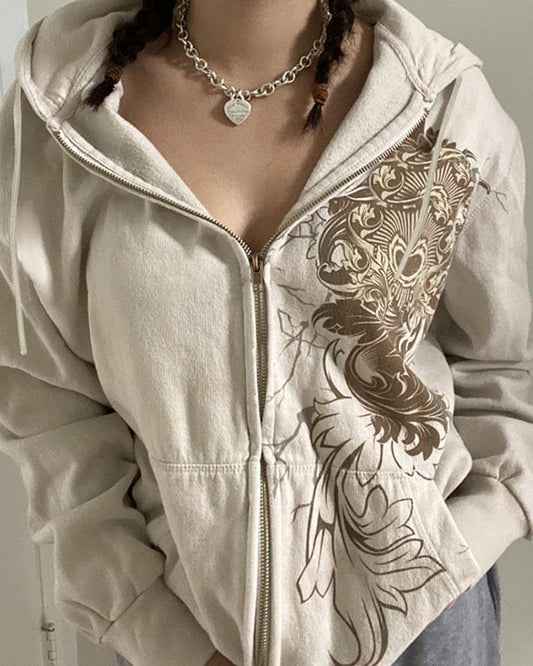 Aesthetic Zip Up Hoodie