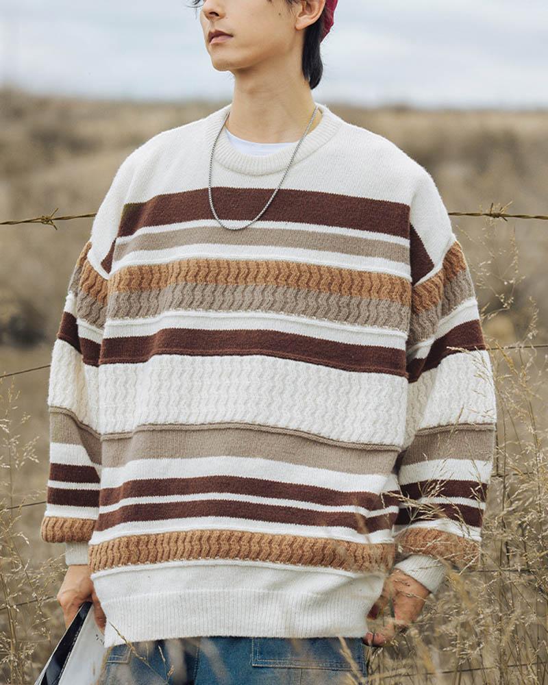 In To The Nature Stripes Sweater