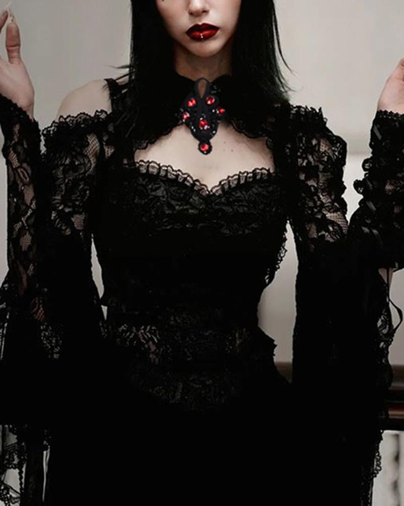 Halloween Gothic Lace Bolero