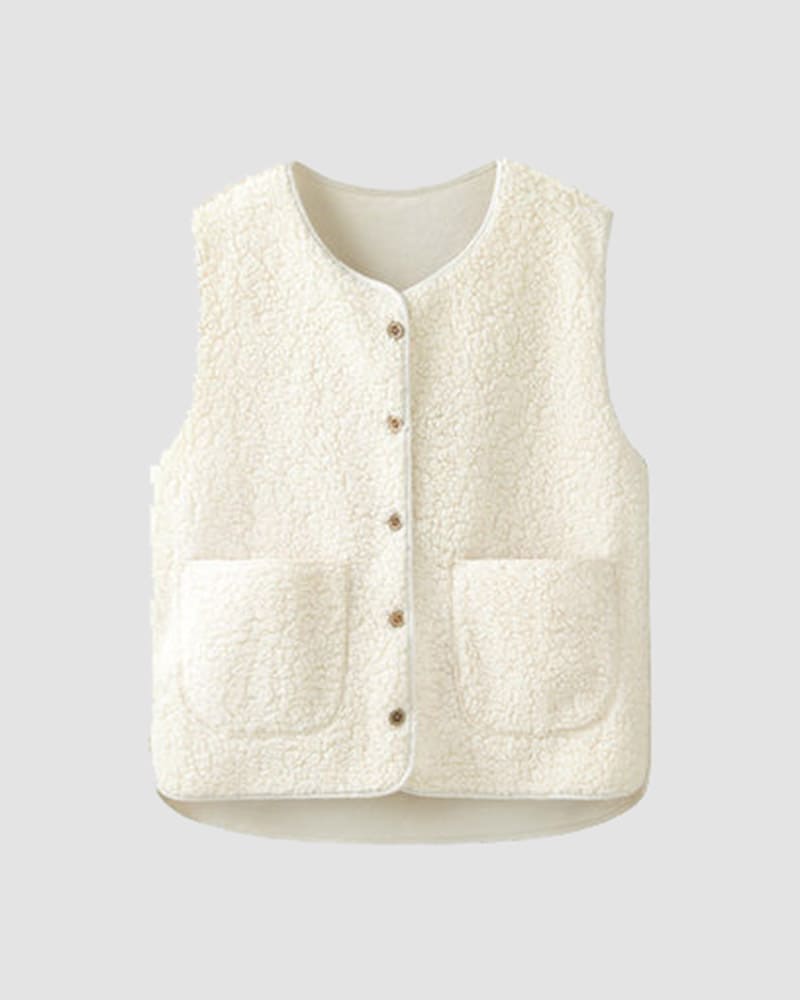 Teddy Pocket Vest