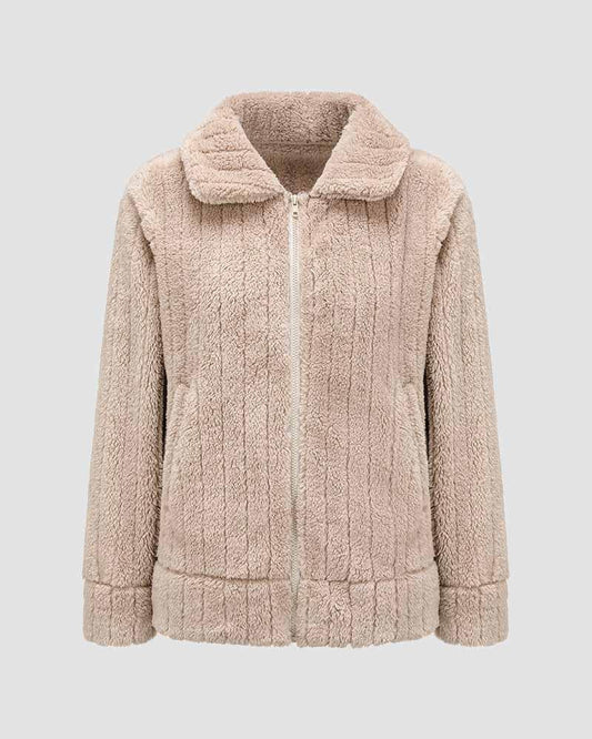 Cinderbraid Teddy Zip Jacket