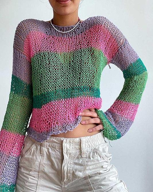 Coral Outpost Knitted Sweater