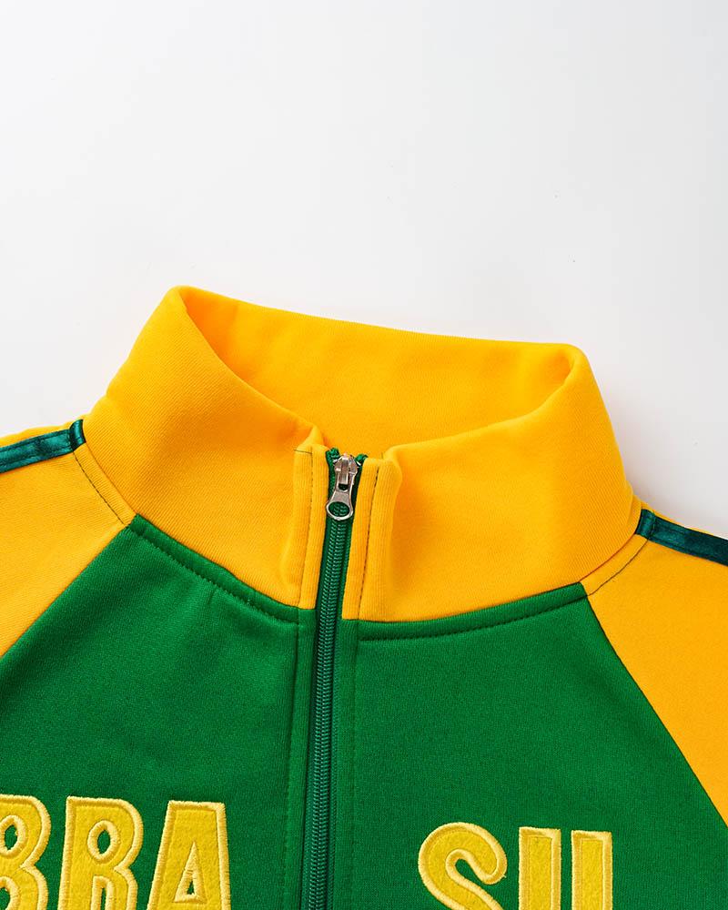 Team Brasil Raglan Zip Jacket