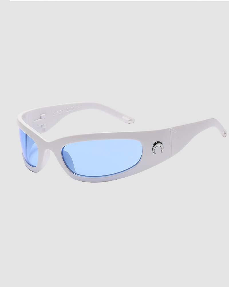 Silver Flame Retro Sunglasses