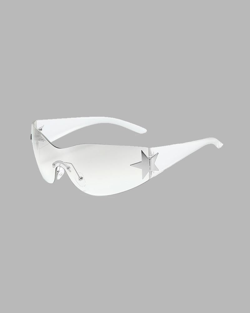 90s Star Wrap Sunglasses