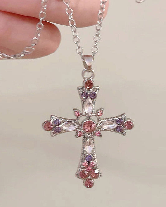 Aerav Budding Cross Necklace