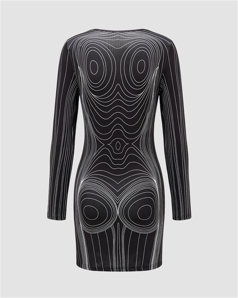 Twin Peaks Bodycon Dress