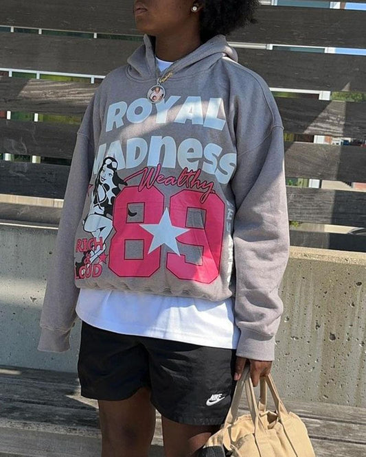 Royal Madness Pattern Hoodie