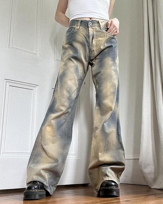 Irregular Gradients Jeans