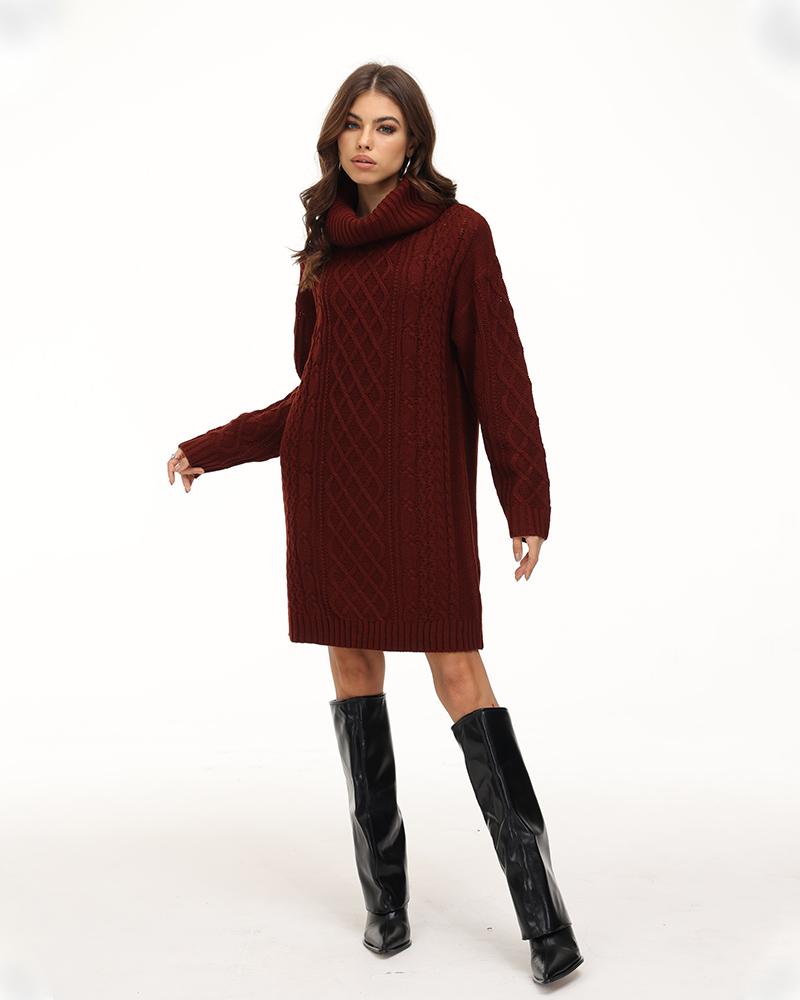 Stables Cable Knit Dress