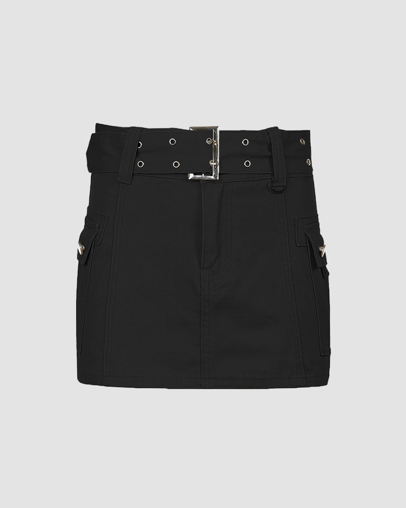 Lowrise Barbara Eyelet Skirt