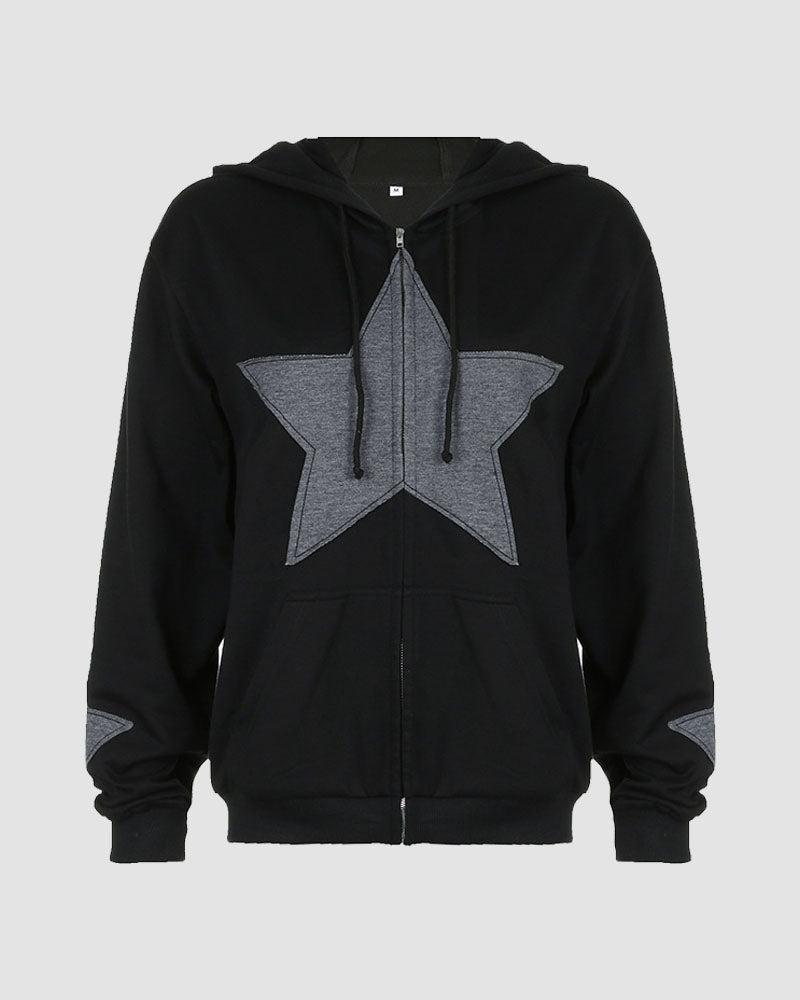 Anomaly Star Trio Zip Hoodie