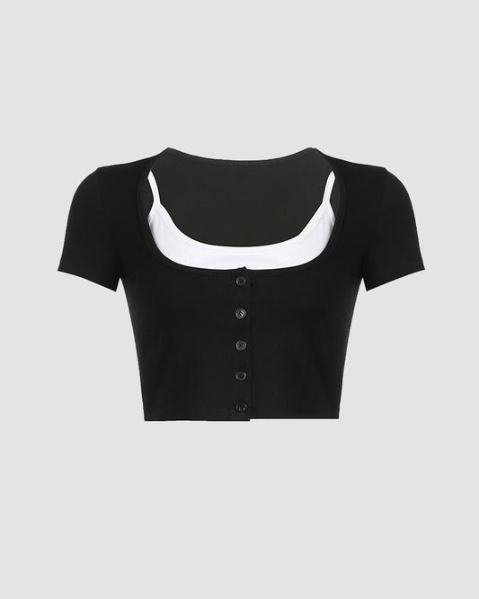 Ebony Rise Crop Top