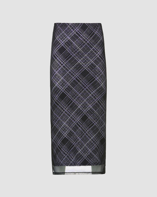 Quartermaster Maxi Plaid Skirt