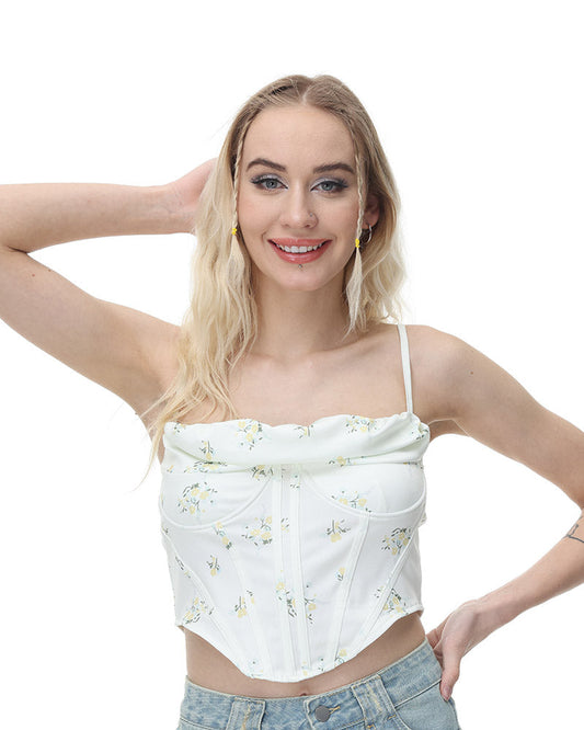 Sylvan Floral Corset Top