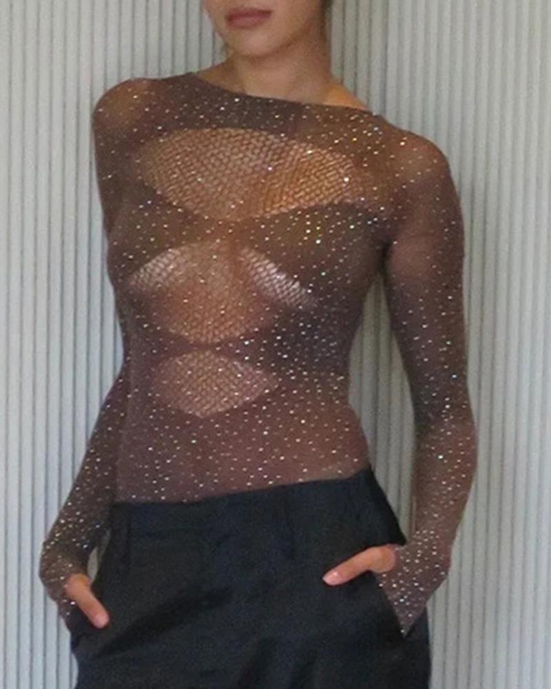 See-Through Cut Out Bodysuit