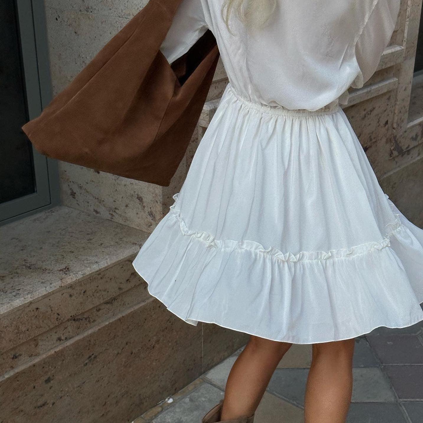 Summer In Italy Ruffled Mini Dress