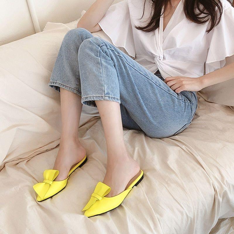 Dayton Casual Butterfly Knot Slippers