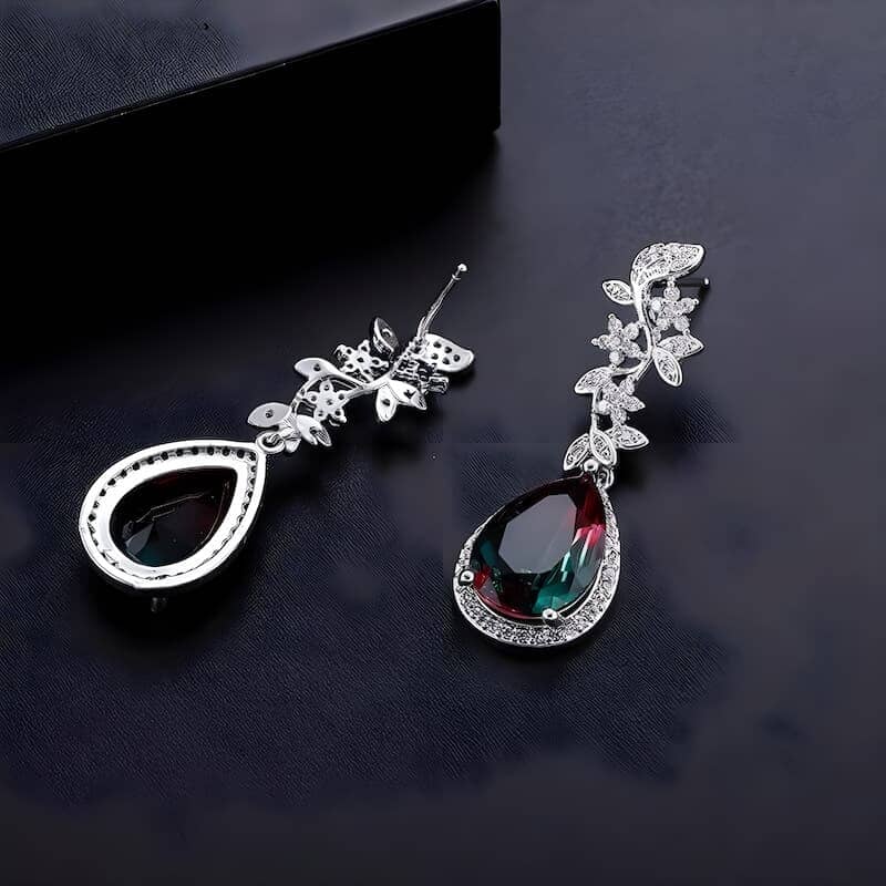 The Aurora Crystal Drop Earrings