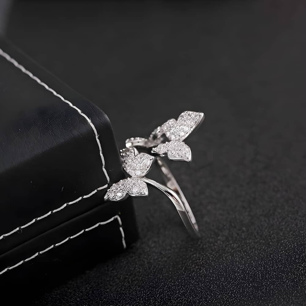 The Butterfly Effect Crystal Ring