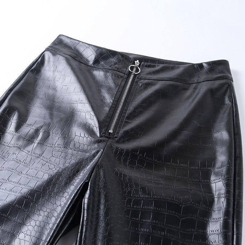 Galla Faux Leather Pants