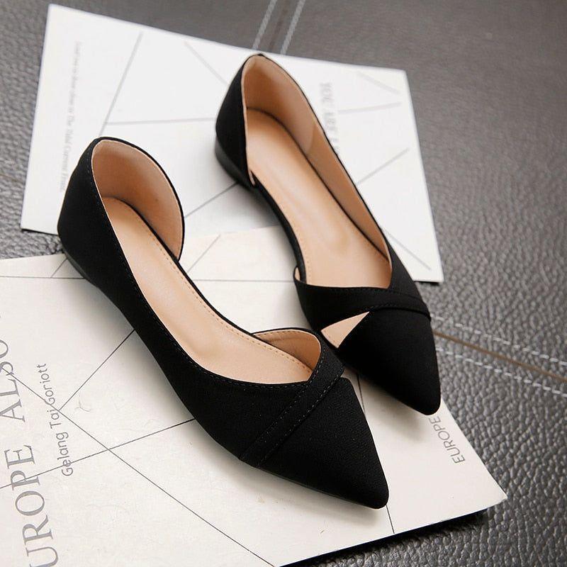 Monte Carlo Pointed Toe Ballet Slippers