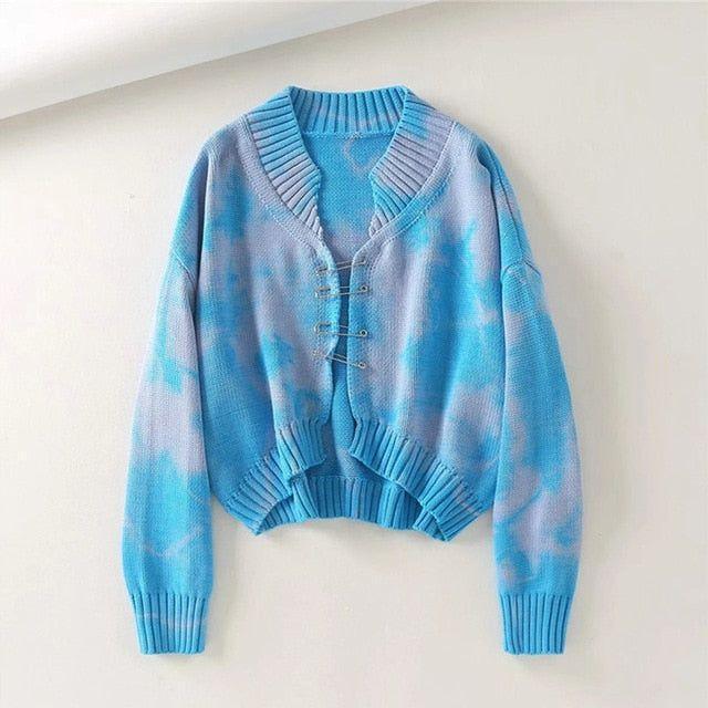 Ethna Safety Pin Knitted Cardigan