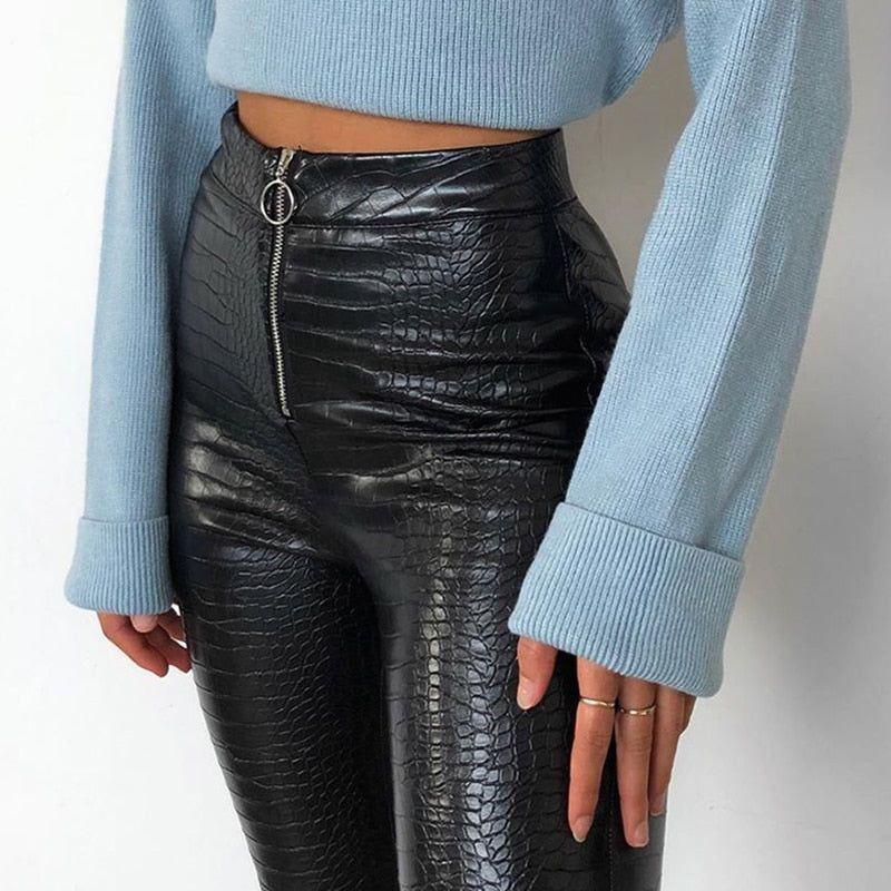 Galla Faux Leather Pants