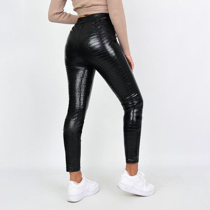 Galla Faux Leather Pants