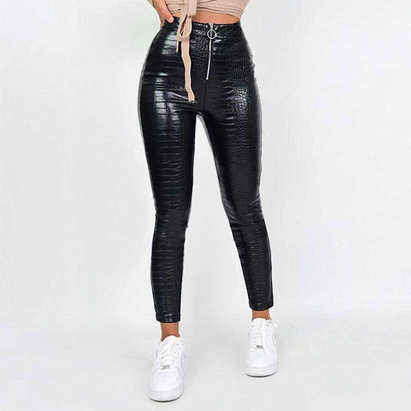 Galla Faux Leather Pants