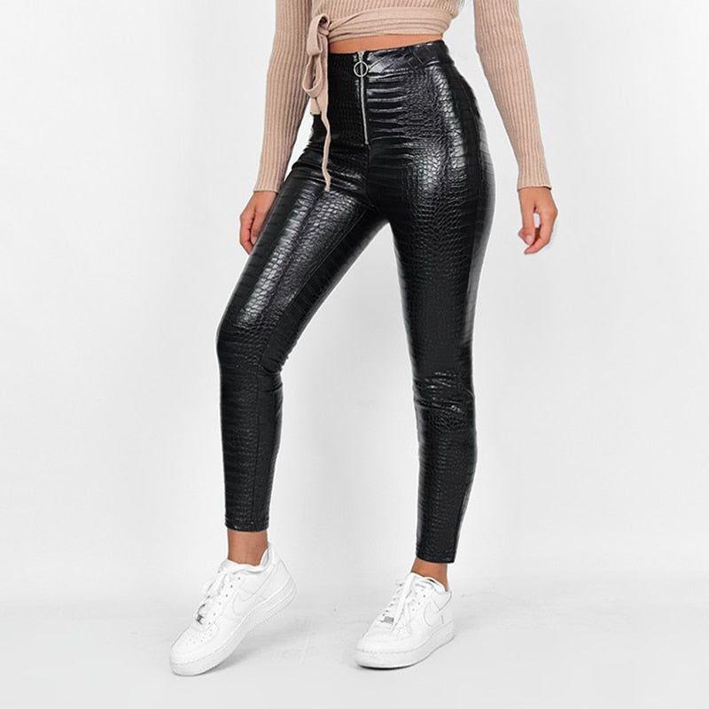 Galla Faux Leather Pants