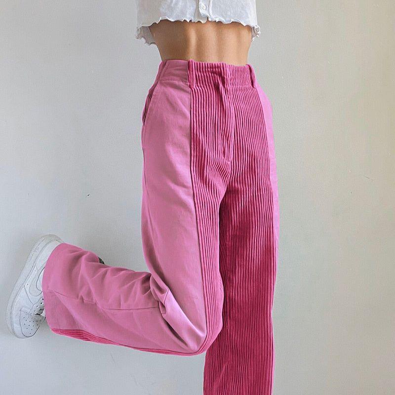 Influence Me High Waist Vintage Patchwork Pants