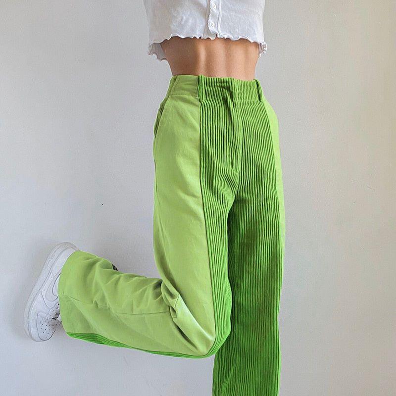 Influence Me High Waist Vintage Patchwork Pants