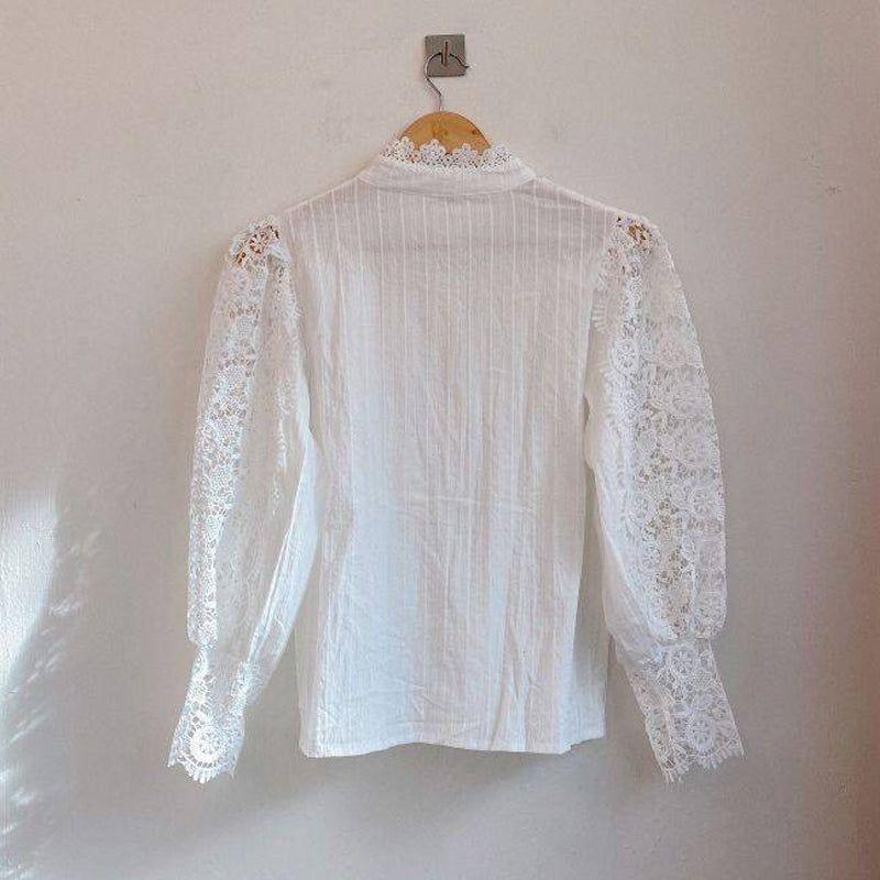 Blooms Love Lace Long Sleeve Blouse