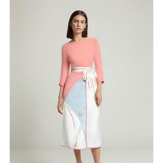 The Cora Long Sleeve Two-Piece Dress