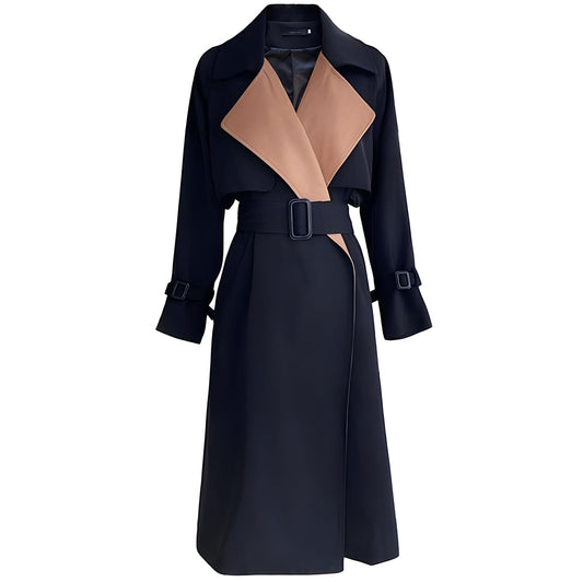 The Joanne Long Sleeve Trench Coat