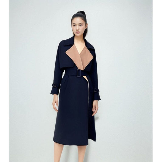 The Joanne Long Sleeve Trench Coat