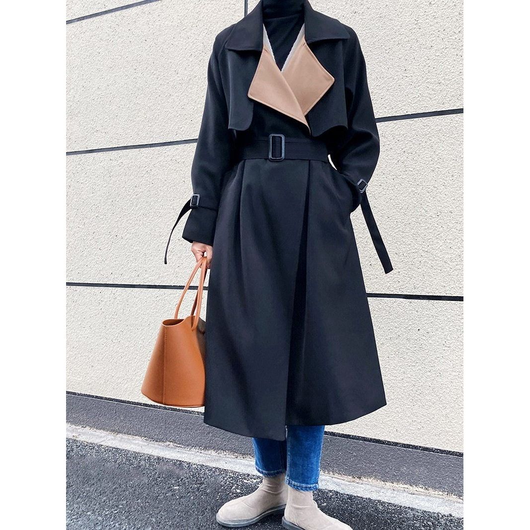 The Joanne Long Sleeve Trench Coat