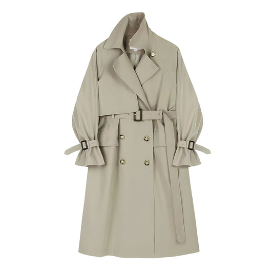 The Teagan Long Sleeve Trench Coat - Multiple Colors