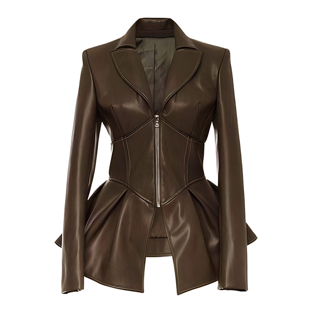 The Bella Faux Leather Moto Jacket - Multiple Colors