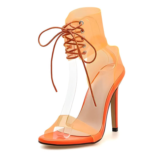 The Alexandra Transparent High Heel Pumps - Multiple Colors